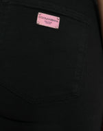 Dolce & Gabbana Elegant Black Mid-Waist Stretch Women's Jeans