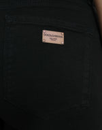 Dolce & Gabbana Chic Black Mid-Waist Stretch Women's Jeans