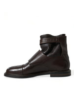 Dolce & Gabbana Elegant Mens Leather Ankle Men's Boots