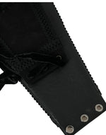 Dolce & Gabbana Black Canvas Embellished Waist Women Women's Belt