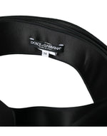 Dolce & Gabbana Black Silk Satin Waist Women Women's Belt