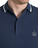 Dolce & Gabbana Elegant Crown Embroidered Polo Men's T-Shirt