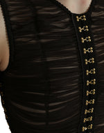 Dolce & Gabbana Embellished Cropped Sleeveless Women's Top