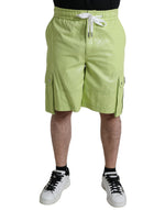 Dolce & Gabbana Chic Light Green Cotton Bermuda Men's Shorts