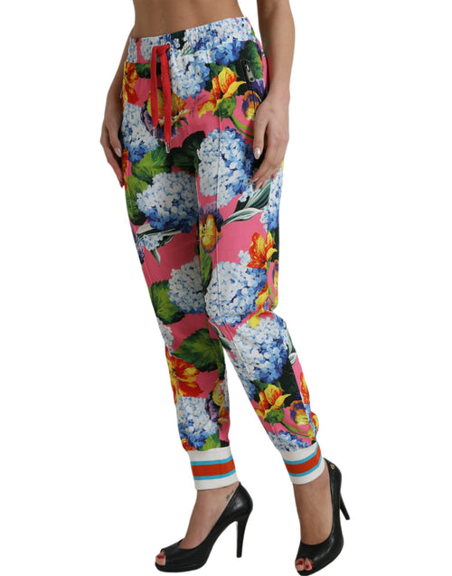 Dolce & Gabbana Floral High-Rise Drawstring Jogger Women's Pants