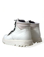 Dolce & Gabbana Pristine White Italian Ankle Men's Boots