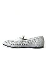 Dolce & Gabbana Elegant White Loafer Men's Slip-Ons