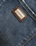Dolce & Gabbana Chic Mid Waist Stretch Denim Women's Jeans