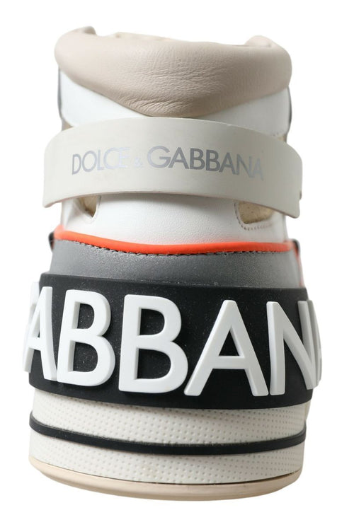 Dolce & Gabbana Multicolor High Top Portofino Men's Sneakers