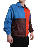 Dolce & Gabbana Multicolor Techno Fabric Windbreaker Men's Jacket