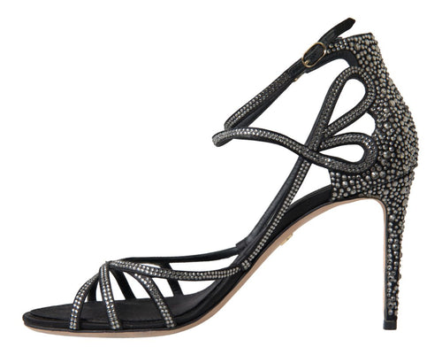 Dolce & Gabbana Elegant Keira Rhinestone Stiletto Women's Sandals