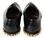 Dolce & Gabbana Elegant Studded Derby Formal Men's Shoes