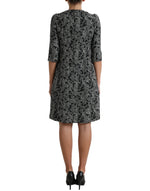 Dolce & Gabbana Elegant Chevron Shift Mini Women's Dress