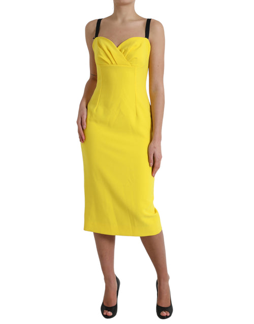 Dolce & Gabbana Sunshine Chic Sleeveless Midi Women's Dress