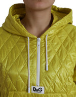 Dolce & Gabbana Radiant Yellow Hooded Women's Jacket