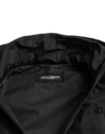 Dolce & Gabbana Sleek Black Windbreaker Men's Jacket