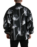 Dolce & Gabbana Elegant Floral-Print Bomber Men's Jacket
