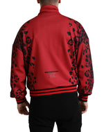 Dolce & Gabbana Stunning Leopard Print Bomber Men's Jacket