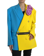 Dolce & Gabbana Multicolor Patchwork Trench Coat Women's Jacket