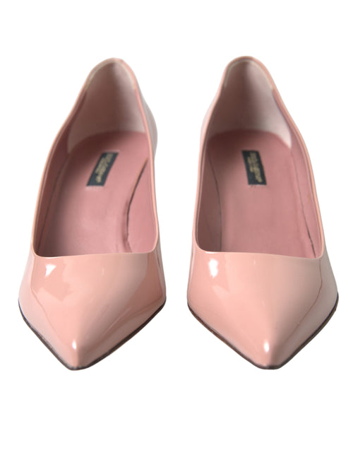 Dolce & Gabbana Pink Patent Stiletto Pumps - Elevate Your Women's Glamour