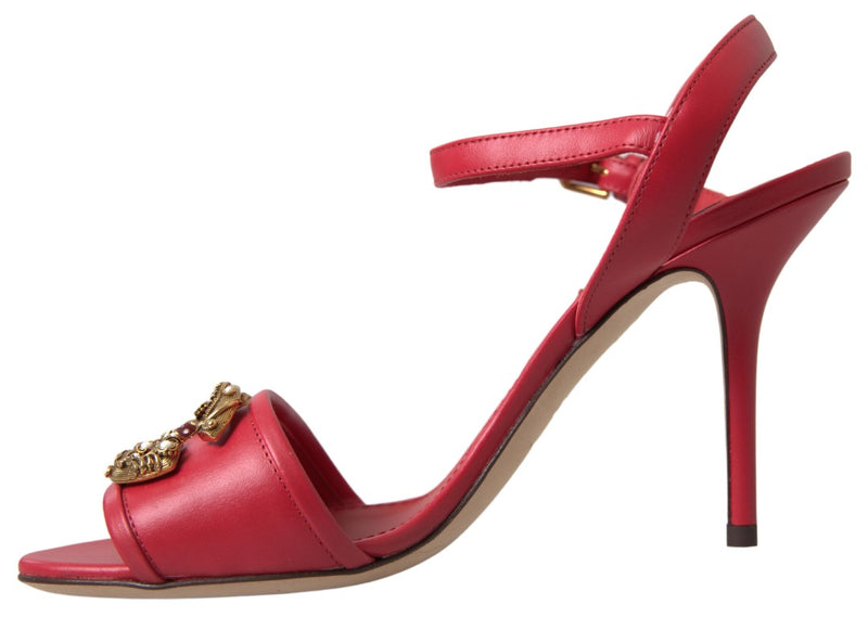 Dolce & Gabbana Red Stiletto Sandal Women's Heels