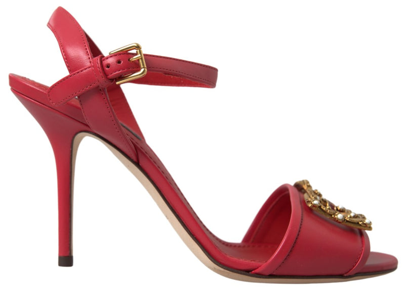Dolce & Gabbana Red Stiletto Sandal Women's Heels