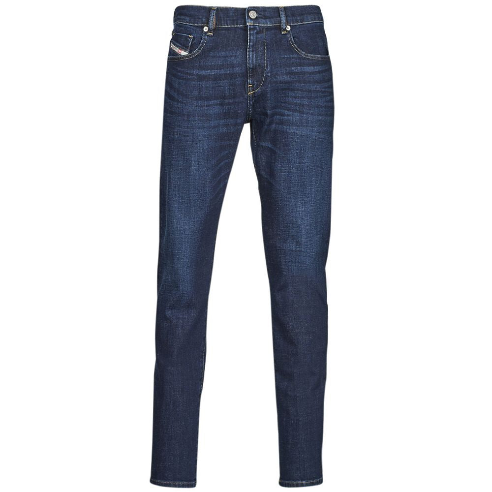 Diesel Blue Cotton Jeans & Men's Pant