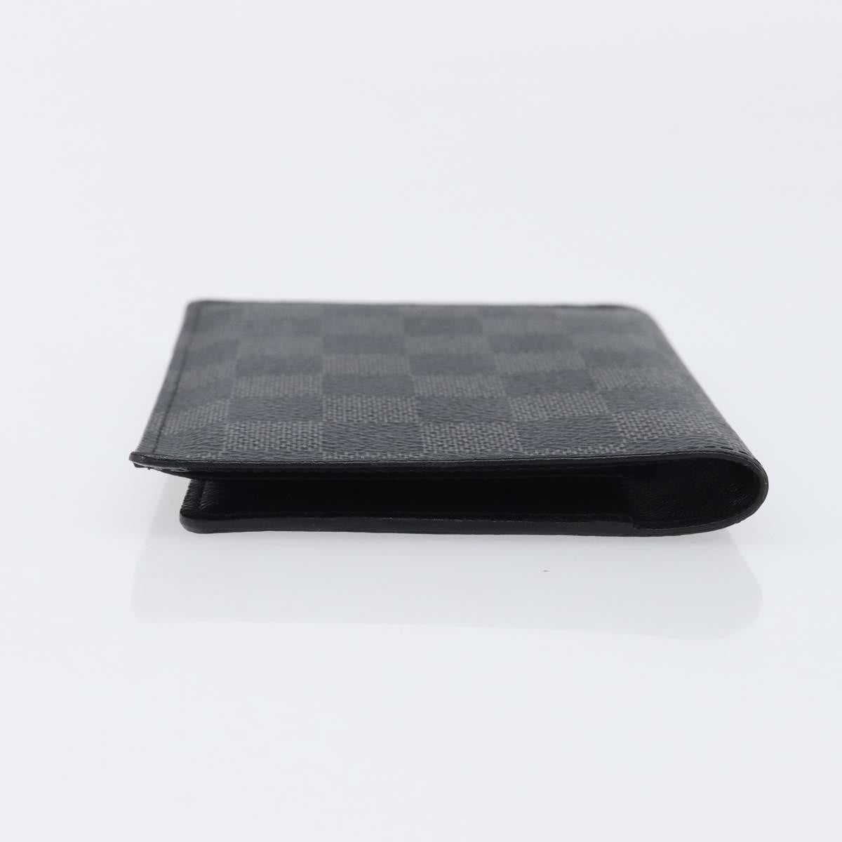 Louis Vuitton Passport Cover Damier Graphite Gray Canvas Briefcase Bag (Pre-Owned)