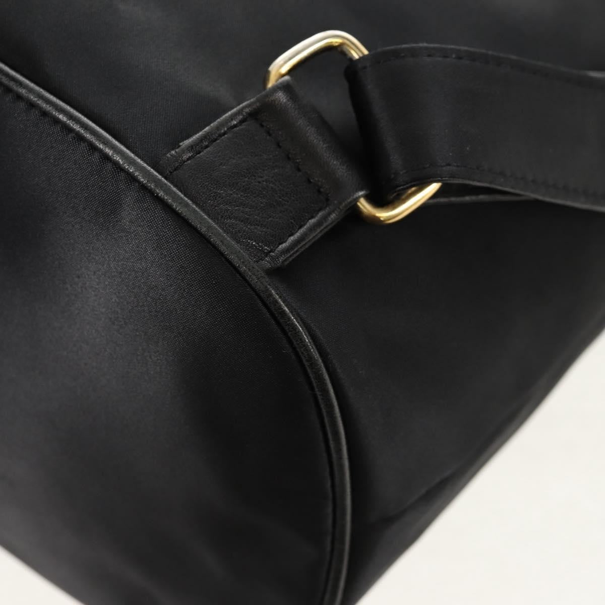 Valentino Garavani Backpack Nylon Black Nylon Backpack Bag (Pre-Owned)