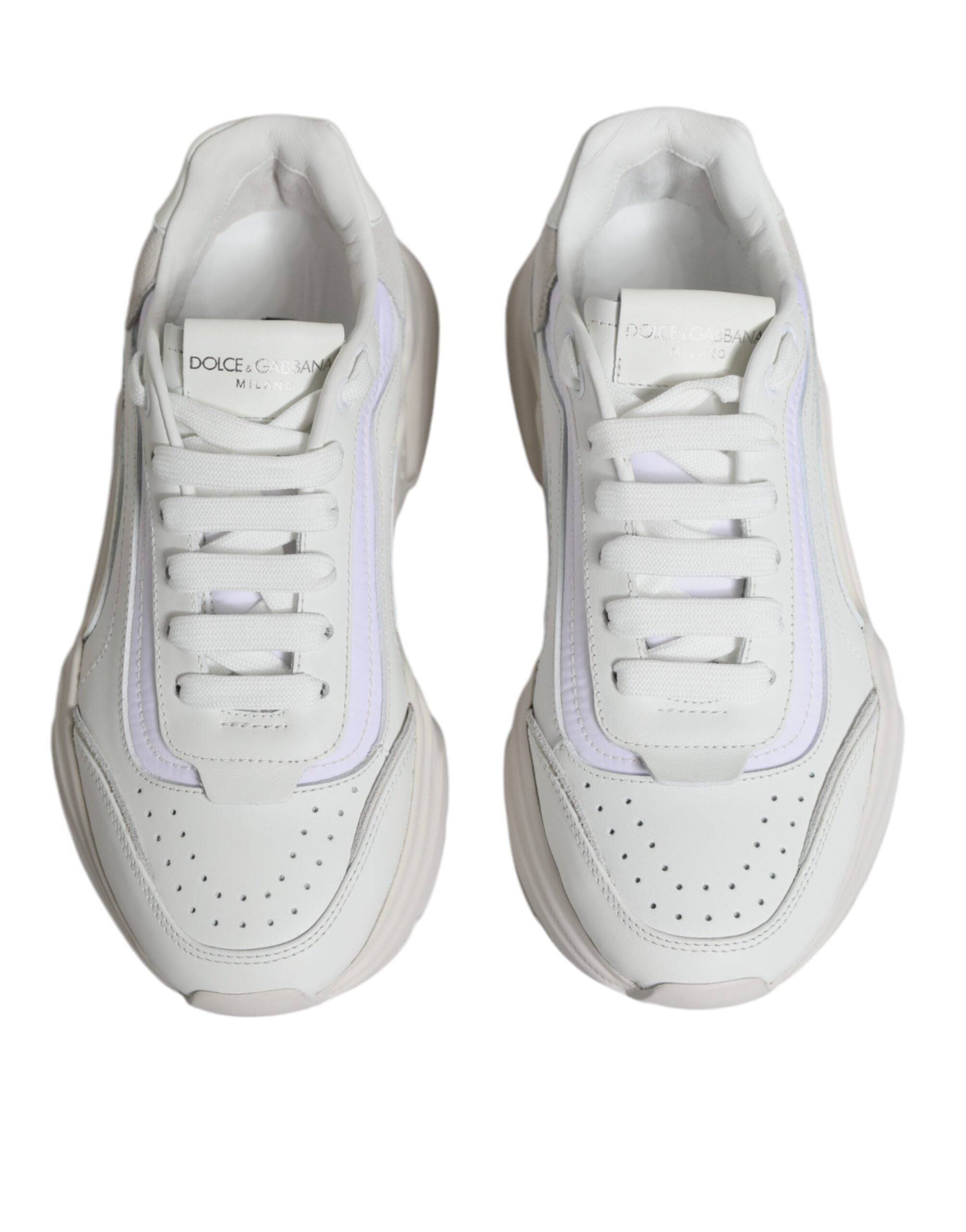 Dolce & Gabbana White Daymaster Low Top Sneakers Women's Shoes (Pre-Owned)