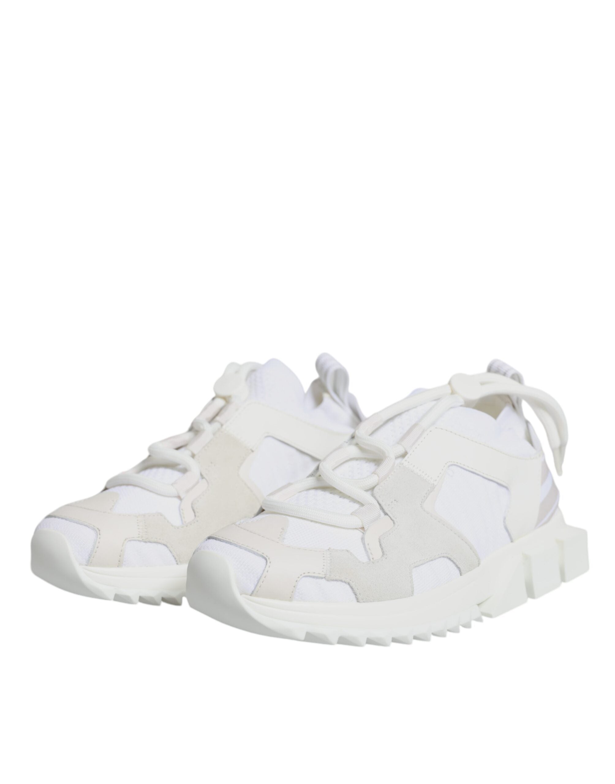 Dolce & Gabbana White Mesh Sorrento Trekking Sneakers Women's Shoes (Pre-Owned)