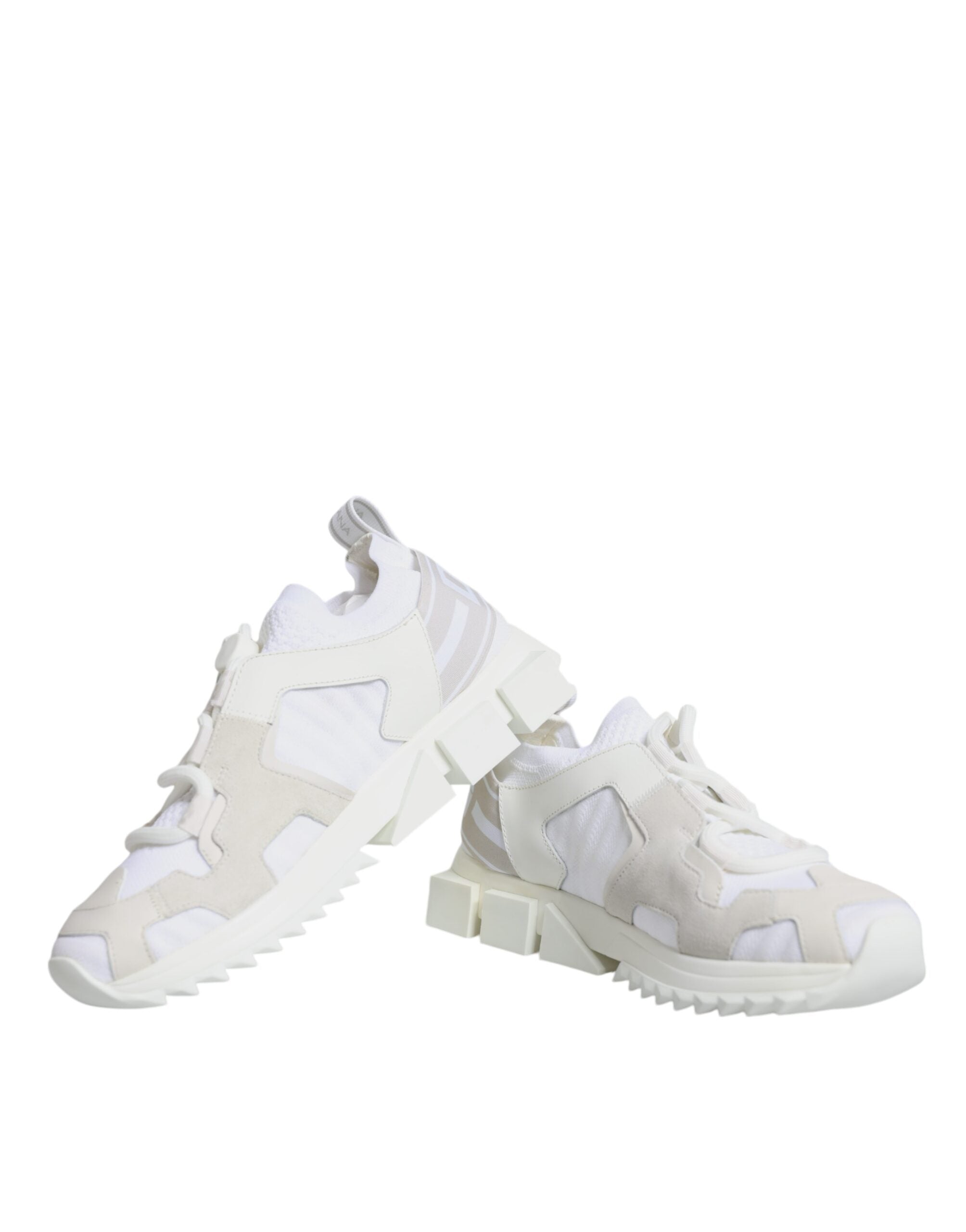 Dolce & Gabbana White Mesh Sorrento Trekking Sneakers Women's Shoes (Pre-Owned)