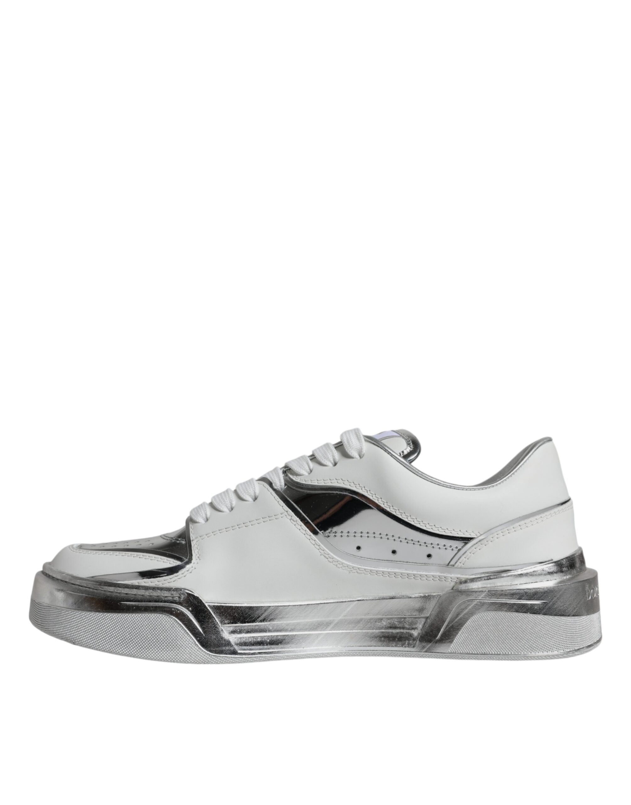Dolce & Gabbana White Devil Face Portofino Sneakers Women's Shoes