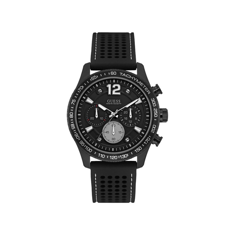 Guess Black Silicone Men's Watch