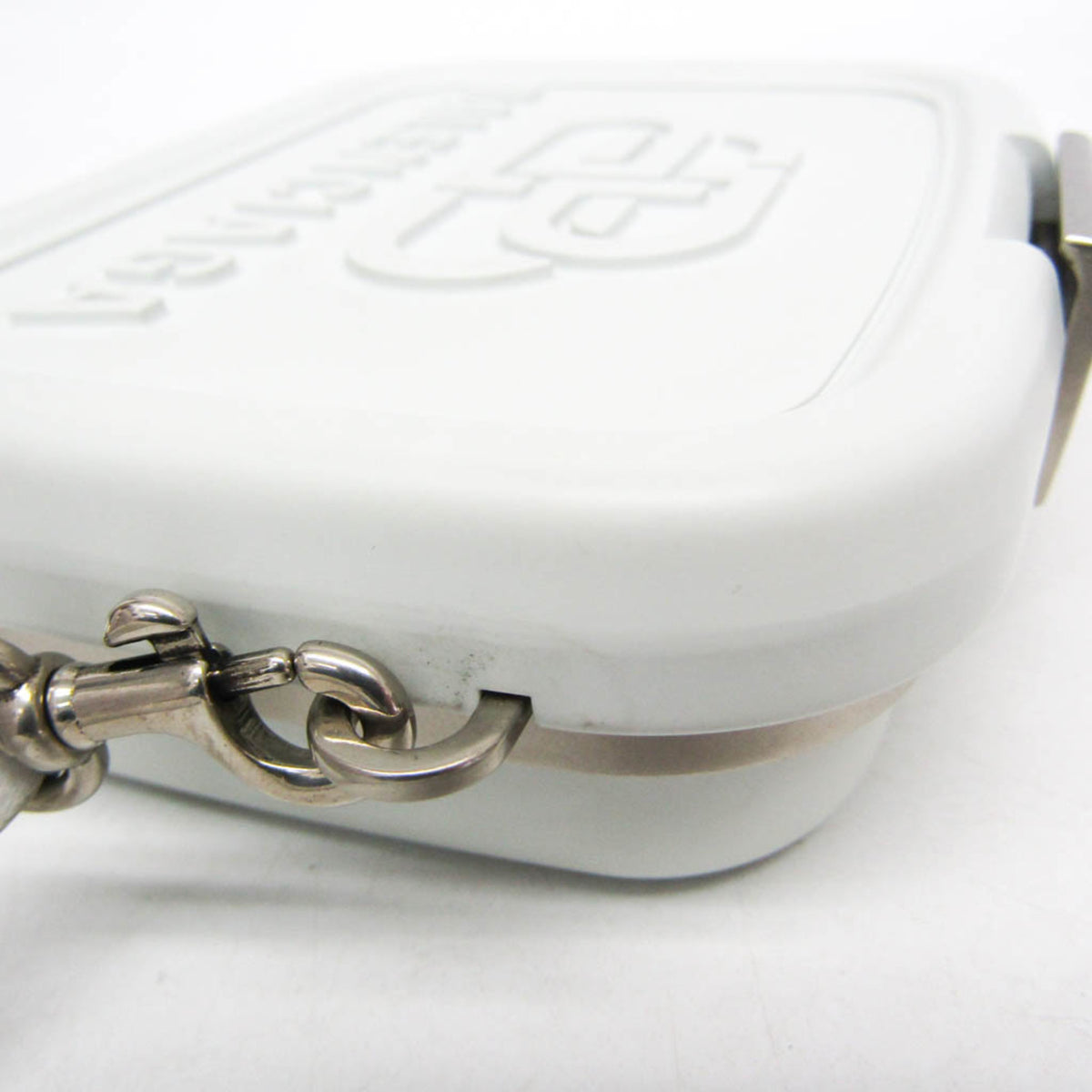 Balenciaga Logo Lunch Box Plastic White Plastic Shoulder Bag Bag (Pre-Owned)