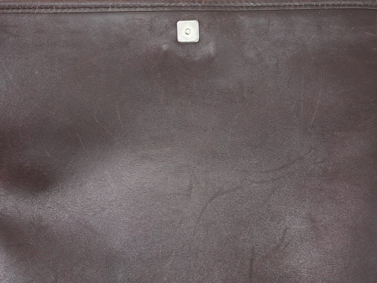 Gucci Flap Messenger Bag (Outlet) Guccissima Leather Brown Leather Shoulder Bag Bag (Pre-Owned)