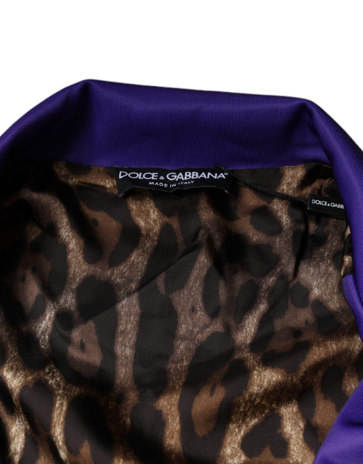 Dolce & Gabbana Purple YEAR OF THE PIG Full Zip Bomber Men's Jacket (Pre-Owned)