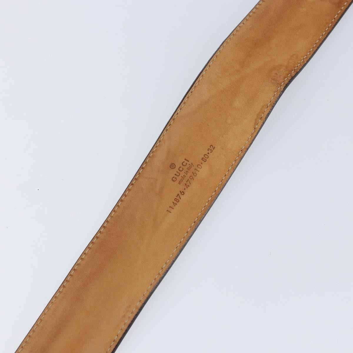 Gucci Interlocking G Belt Gg Canvas Beige Canvas Belts Accessory (Pre-Owned)