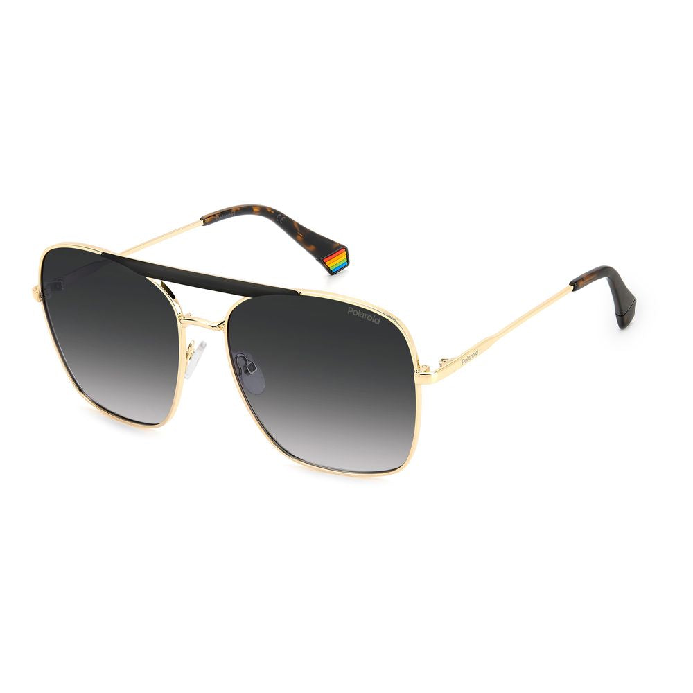 Polaroid Black Metal Women's Sunglasses