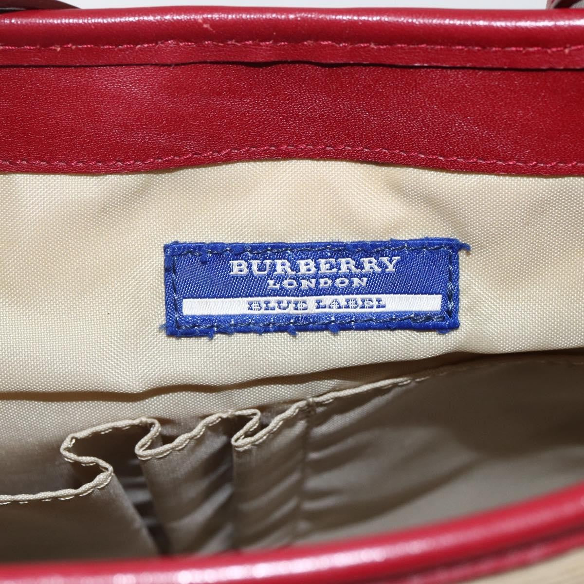 Burberry Blue Label Canvas Beige Canvas Shoulder Bag Bag (Pre-Owned)