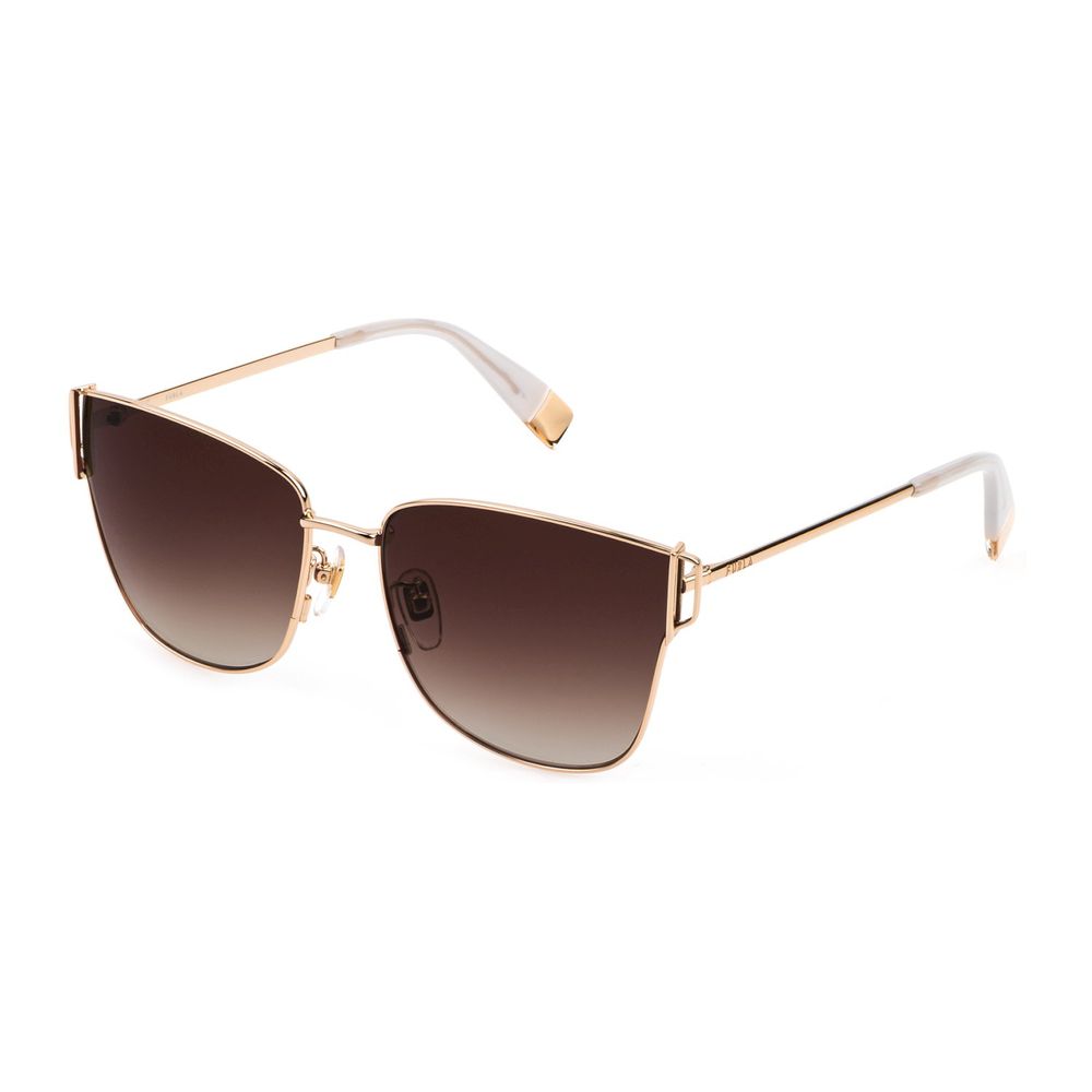Furla Gold Metal Women's Sunglasses