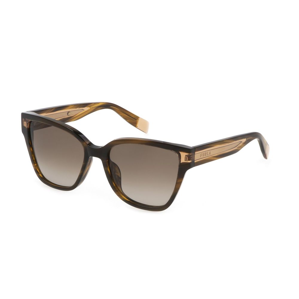 Furla Brown Acetate Women's Sunglasses