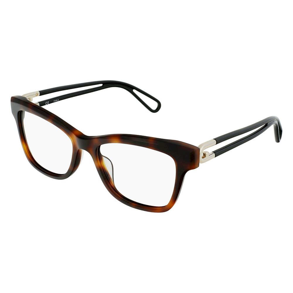 Furla Brown Plastic Women's Frames
