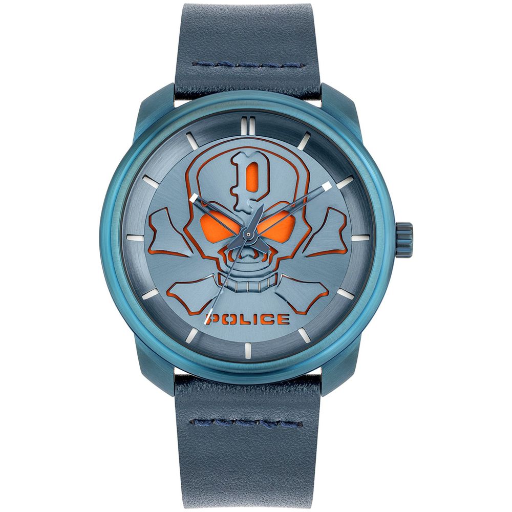Police Blue Leather Men's Watch