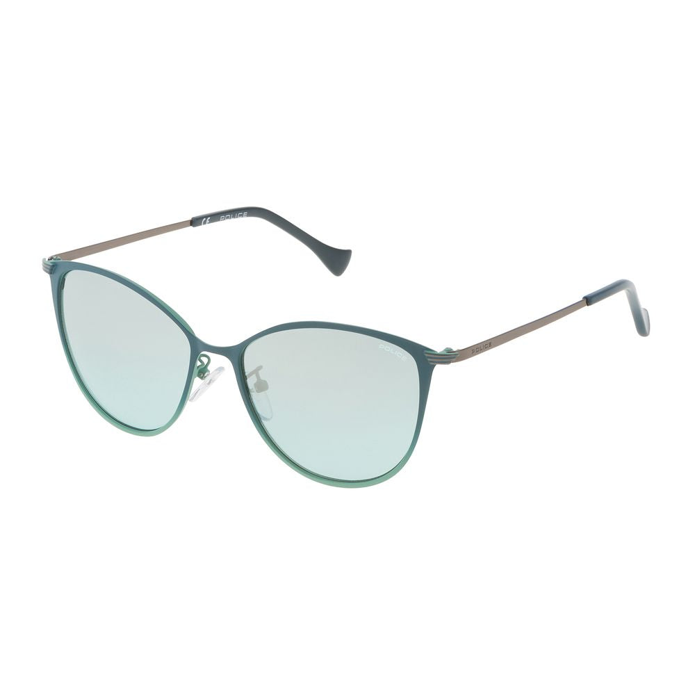 Police Green Metal Women's Sunglasses
