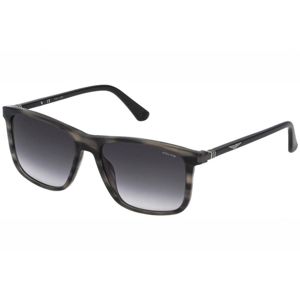 Police Brown Metal Men's Sunglasses