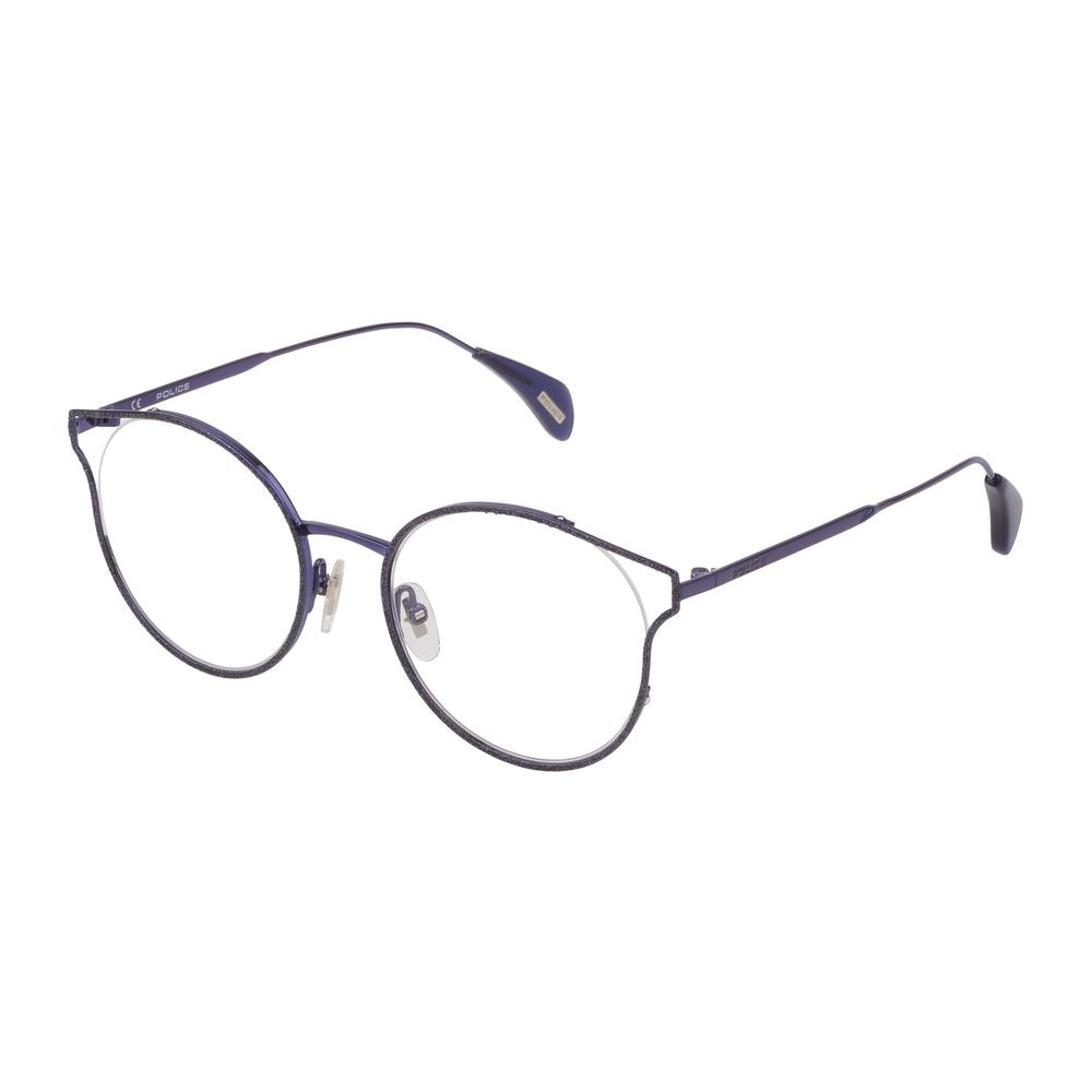 Police Blue Metal Women's Frames