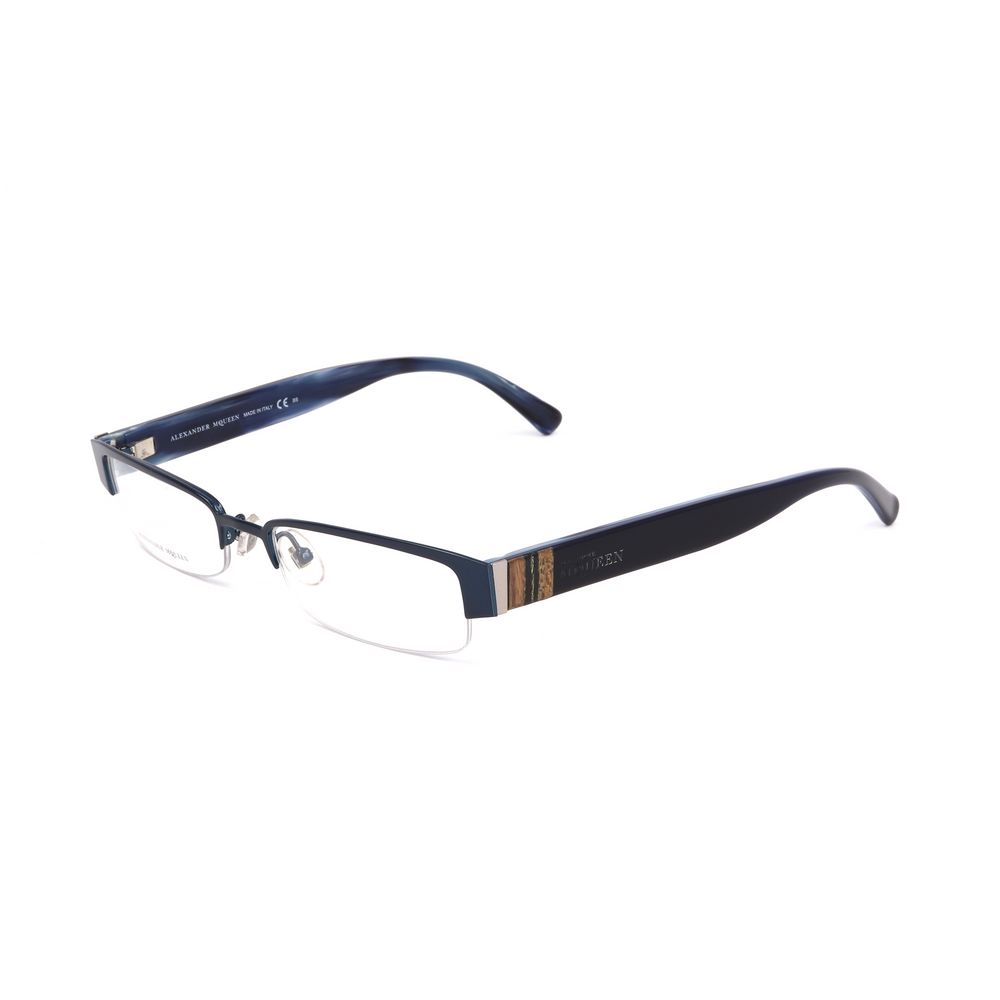 Alexander McQueen Blue Metal  Frames
