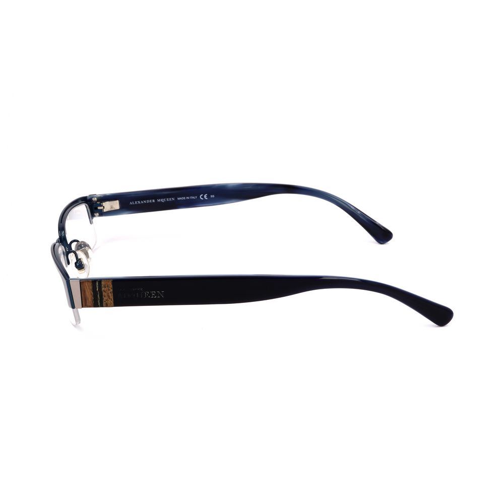 Alexander McQueen Blue Metal  Frames