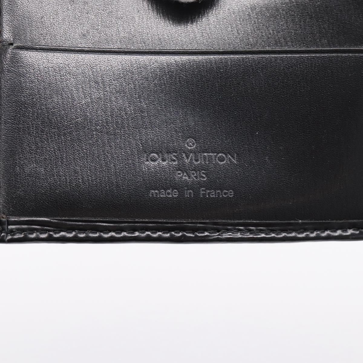 Louis Vuitton Marco Epi Leather Black Leather Wallets Accessory (Pre-Owned)